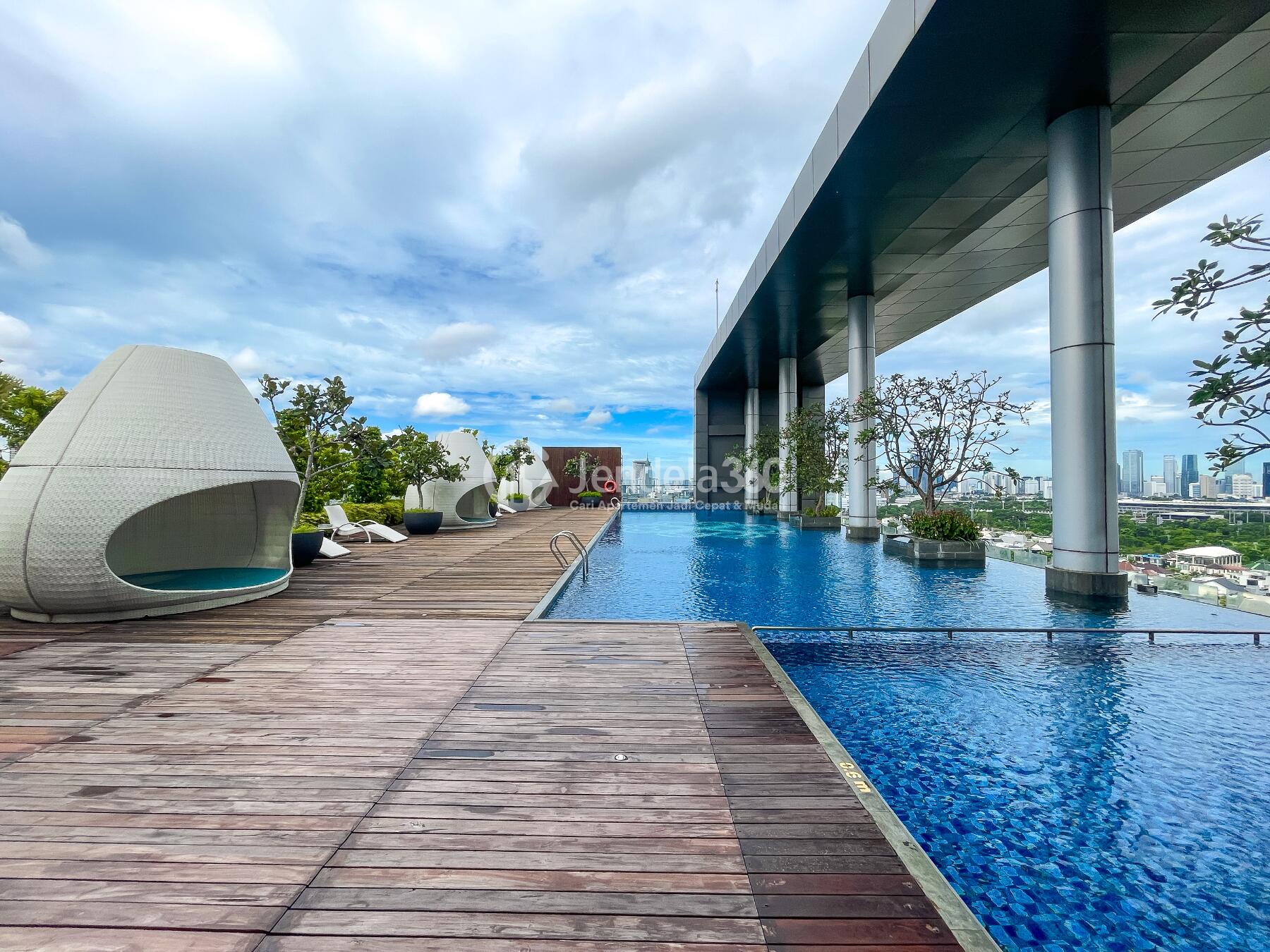 Sewa Four Winds Senayan 2BR Lantai 14 - foto 3